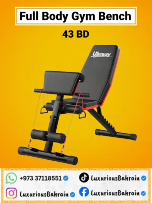 Uboway Adjustable Full Body Gym Bench - Heavy Duty 350KG Capacity (New)