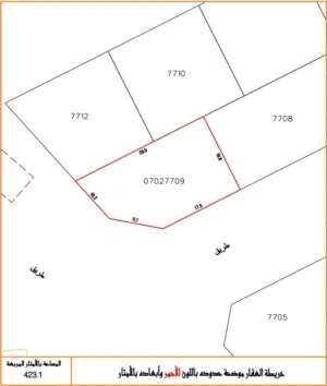 Commercial Land for Sale in Central Governorate A`ali