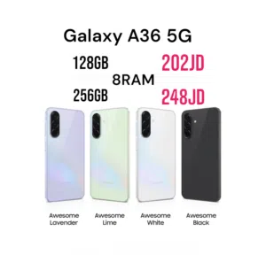 Samsung galaxy A36 5G 256GB سامسونج     كفالة وكيل رسمي bms جلاكسي ايه 3 6