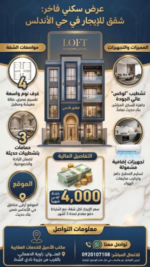 250 m2 4 Bedrooms Apartments for Rent in Tripoli Hai Alandalus