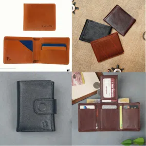 Slim Leather Wallet for Men  Multiple Card Slots  Everyday Use  محفظة جلد رجالية نحيفة متعددة الب