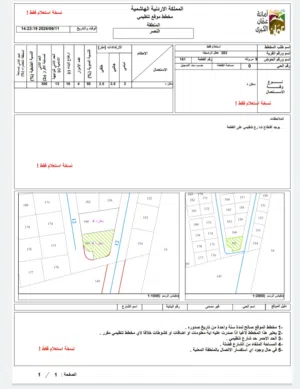 ارض للبيع على 3 شوارع بسعر مغري