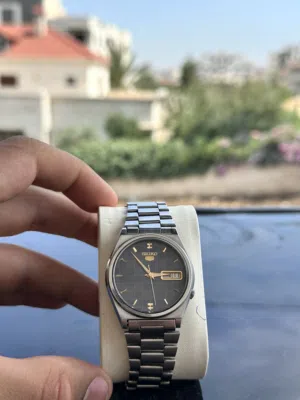 لهواة والتميز.. ساعة Seiko 5 Vintage "بلو تشيكر" نادره- إصدار السبعينات بسعر حرق