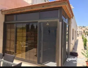 واجهات المنيوم مستعمل أكبر معرض في عمان موجود دبل وموجود امريكي