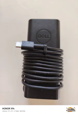 Dell Laptop Charger with USB-C and UK Power Cable - Good Working Condition