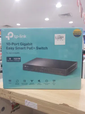 Tp-link 10-port gigabit PoE+Switch TL‐SG1210MPE 123W