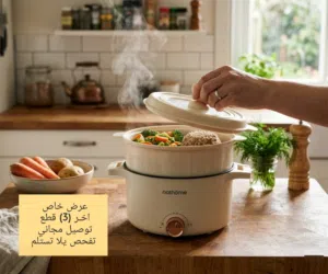 تخيّلي.. ريحة الغدا تترس البيت، وأنتِي كاعدة ومرتاحة وصافية بالج!