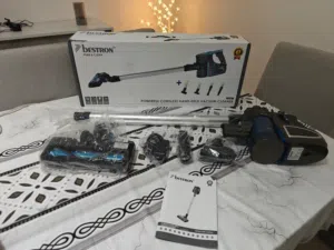 Bestron Cordless Handheld Vacuum Cleaner Powerful Rechargeable Stick Vacuum