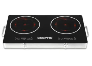 Geepas double electric hot plate portable 2- burner Ceramic hob