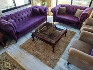 طقم كنب للبيع استعمال خفيف جداً