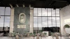 فرص استثمارية مميزة - كافيه قائم للبيع في [قريه حجره]  يعلن كافيه Sky Rise عن عرض كامل المشروع للبي
