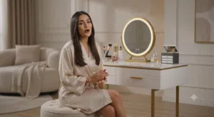 تخفيض ميز تواليت درجة اولى ثقيل  اللون ابيض   خشب mdf  السمك 15 ملم وليس 12 مل