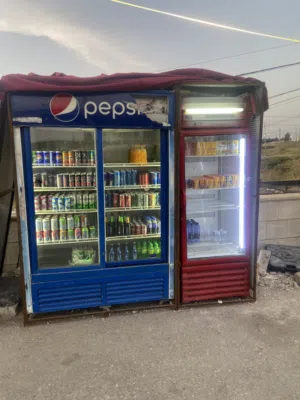 ثلاجة ببسي جامبو بابين وثلاجة كوكاكولا باب واحد