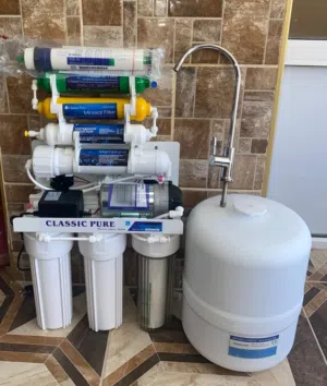 فلتر ماء سبع مراحل شامل التوصيل والتركيب