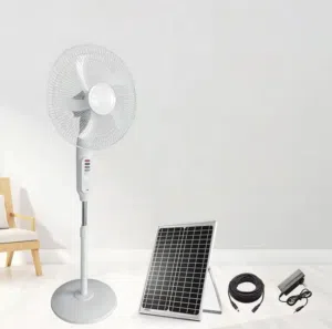 مروحه تعمل بالطاقة الشمسية و الكهرباء