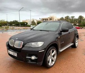 قمة في النظافة جيب بي ام دبليو اكس سكس BMW X6 موديل 2008 الغانم 8 سلندر كامل المواصفات صبغ الوكالة