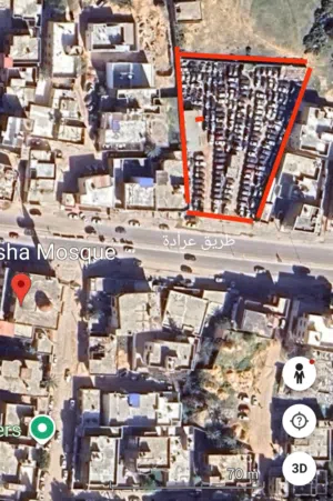 قطعة ارض للبيع علي رئيسي عرادة