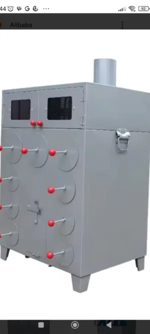 ماكينة شوي الذره والبطاطا على الحطب