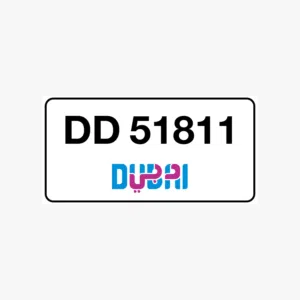 Dubai plate number