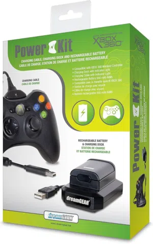 خصم40% كيبل شحن /قاعده شحن مع البطاريه xbox360
