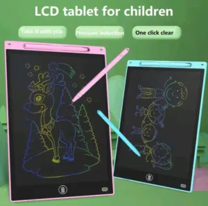 10-Inch writing or drawing colorful LCD Tablet لوح سحري حجم وسط للكتابة أو الرسم والملاحظات