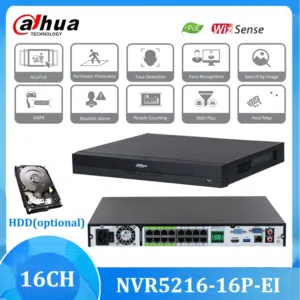 NVR DHI-NVR5216-16P-I من شركة داهوا  النسخه الاحترافيه (Dahua)