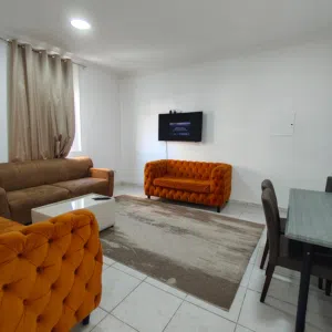 Furnished one-bedroom apartment with living room for rent in Ajman, Al Nuaimiya 1 Prime location nea