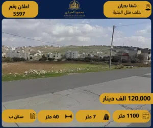 Residential Land for Sale in Amman Shafa Badran