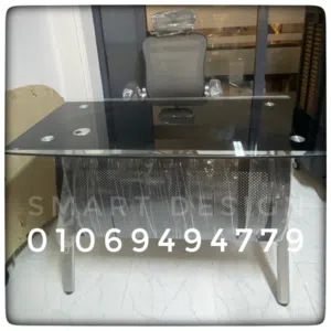 مكتب زجاج سيكوريت شاسيه معدن اليكتروستتك متاح جميع المقاسات