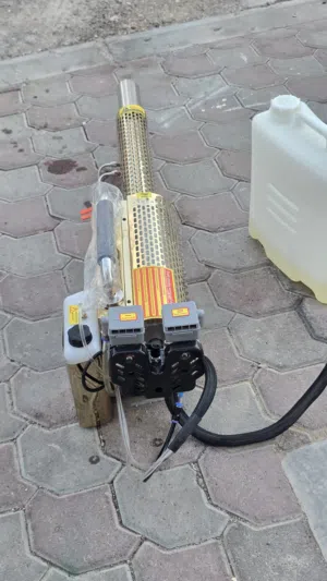 مكينة رش دخان حجم كبير إبادة حشرات مبيد حشري فليت مرش ضبابية Insect smoke spraying machine خلط ديزل