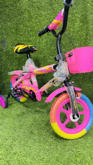 دراجة الهوائية عجلات بلاستيك واسفنج للاطفال من عمر 3 سنوات لغاية 5 سنوات