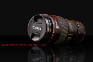 Canon EF 100mm f-2.8L Macro IS USM Lens نظيف جدا جدا
