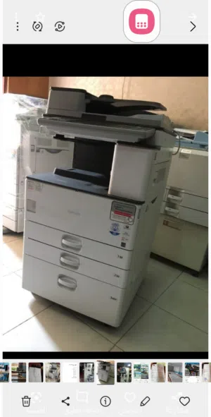 ماكينة تصوير ريكوRicohرقمMp3352للتصوير المستندات بورق مقاسA4