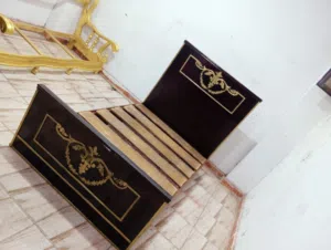 سرير خشب زان