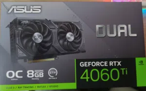 كرت شاشة Asus dual rtx 4060 ti 8 gb