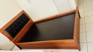 Bed frame and mattresses total 2 sets
