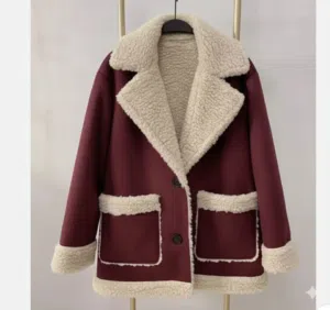 جاكيت Zara الجلد × فرو