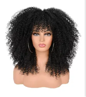 Curly Wigs Afro Bomb Curly Wig with Bangs