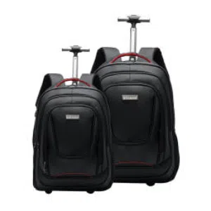 STARGOLD Unisex Rolling Backpack Multipurpose Useable 2-Wheeled Bag, SG-BPT91 Black