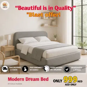 stylish and modern bed