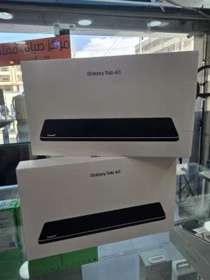 samsung tab a11 سامسونج تاب a11 64/4  اسود سلفر كفالة الوكيل