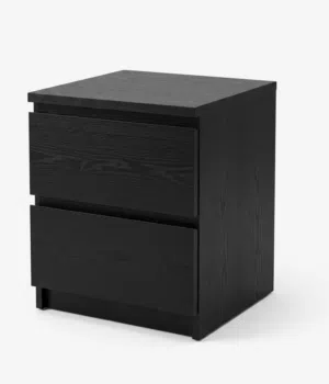 طاوله جانبيه للسرير اللون الاسود غير مستعمل من ikea