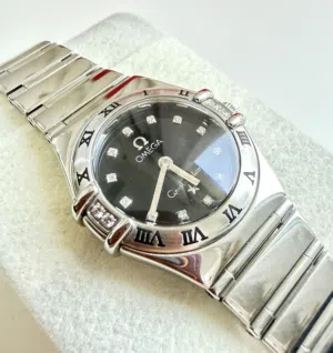 Omega Constellation with diamonds