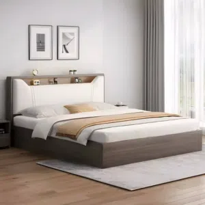 سرير خشب نفرين و نفر ونص