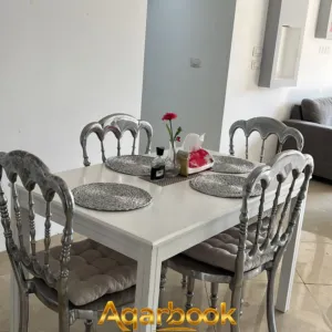 ٢ غرفتا نوم . مفروش جزئياً . شهري1