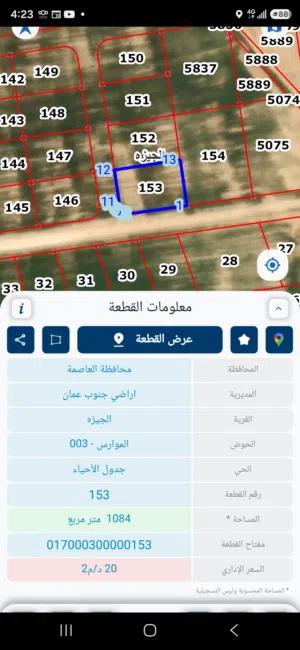 Farm Land for Sale in Amman Al Jizah