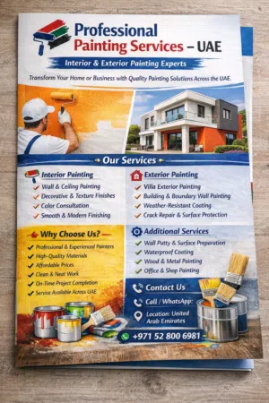 Affordable Painting Service in UAE with Expert Hands