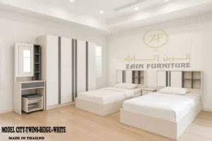 غرف نوم ديلندي وصيني 2 سرير 200 في 120 شامل التركيب و ماترس  الطبي مجاني