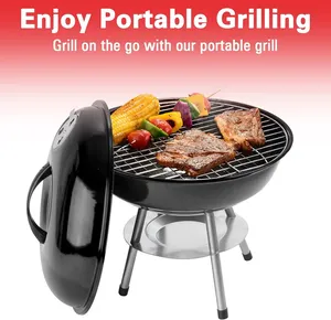 منقل شوي صغير متنقل ضغط للحدائق والرحلات