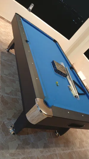 طاولة بلياردو خشب كامل مصنوعه بدل رخام ثقيله جدا جديد بالكرتونه عمليه جدا